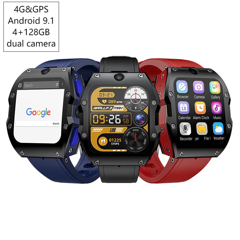 Smartwatch I Watches - 4G 안드로이드 스마트워치 4+128GB GPS 듀얼