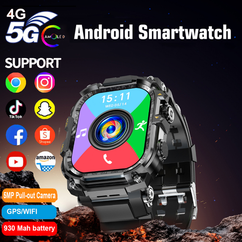 Smartwatch Watches For Women With Gps - 4G 안드로이드 남녀 스마트워치 남성용 GPS
