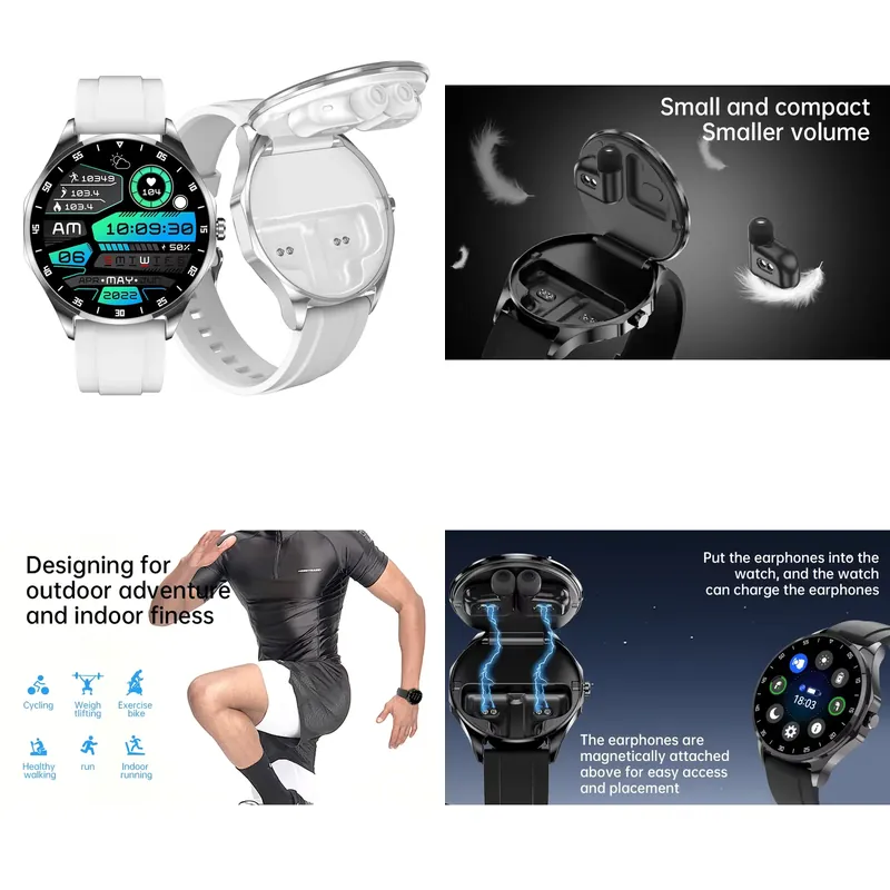 Smartwatch I Watches - OEM AMOLED 1.43인치 스마트워치와 무선 이어버드