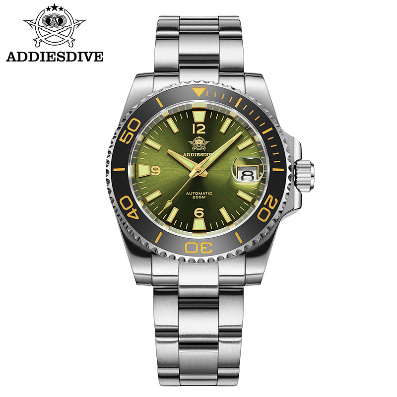 Waterproof Diving Watch - ADDIESDIVE 새로운 다이빙 선물 시계 남자