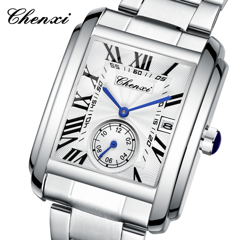 Cartier Watch Santos - CHENXI 8216 쿼츠 시계 패션 심플