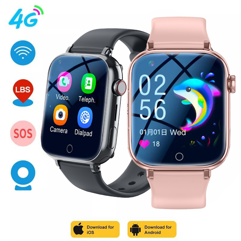 Smartwatch Watches Gift For Boys With Gps - 4G 스마트워치 키즈 LBS 위치추적 SOS