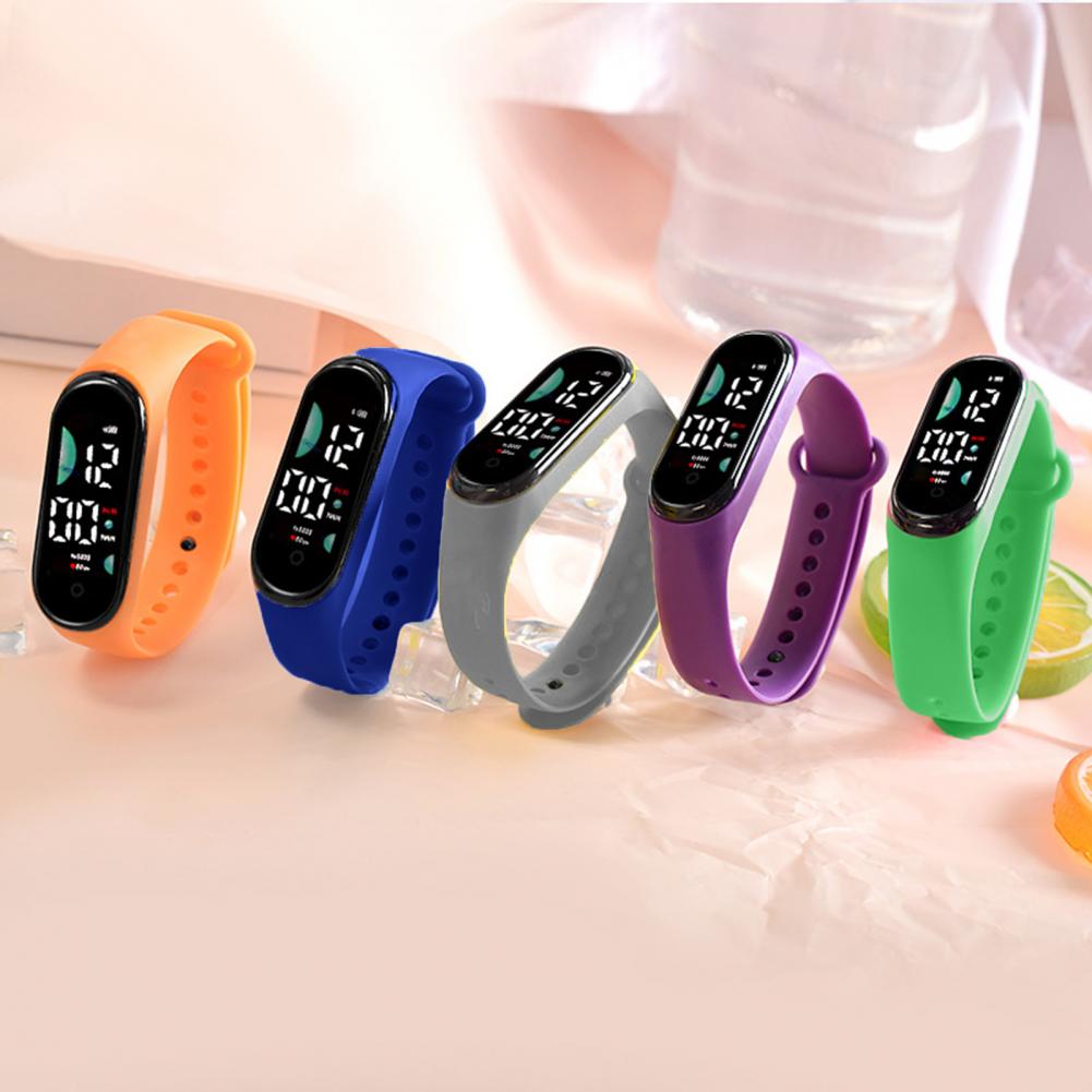 Smartwatch Watches Digital - 어린이용 스마트 LED 디지털 만화 시계,