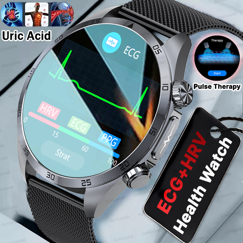 Smartwatch New Watches 2025 - 2026년형 ECG+PPG 모니터 펄스 테라피 스마트워치