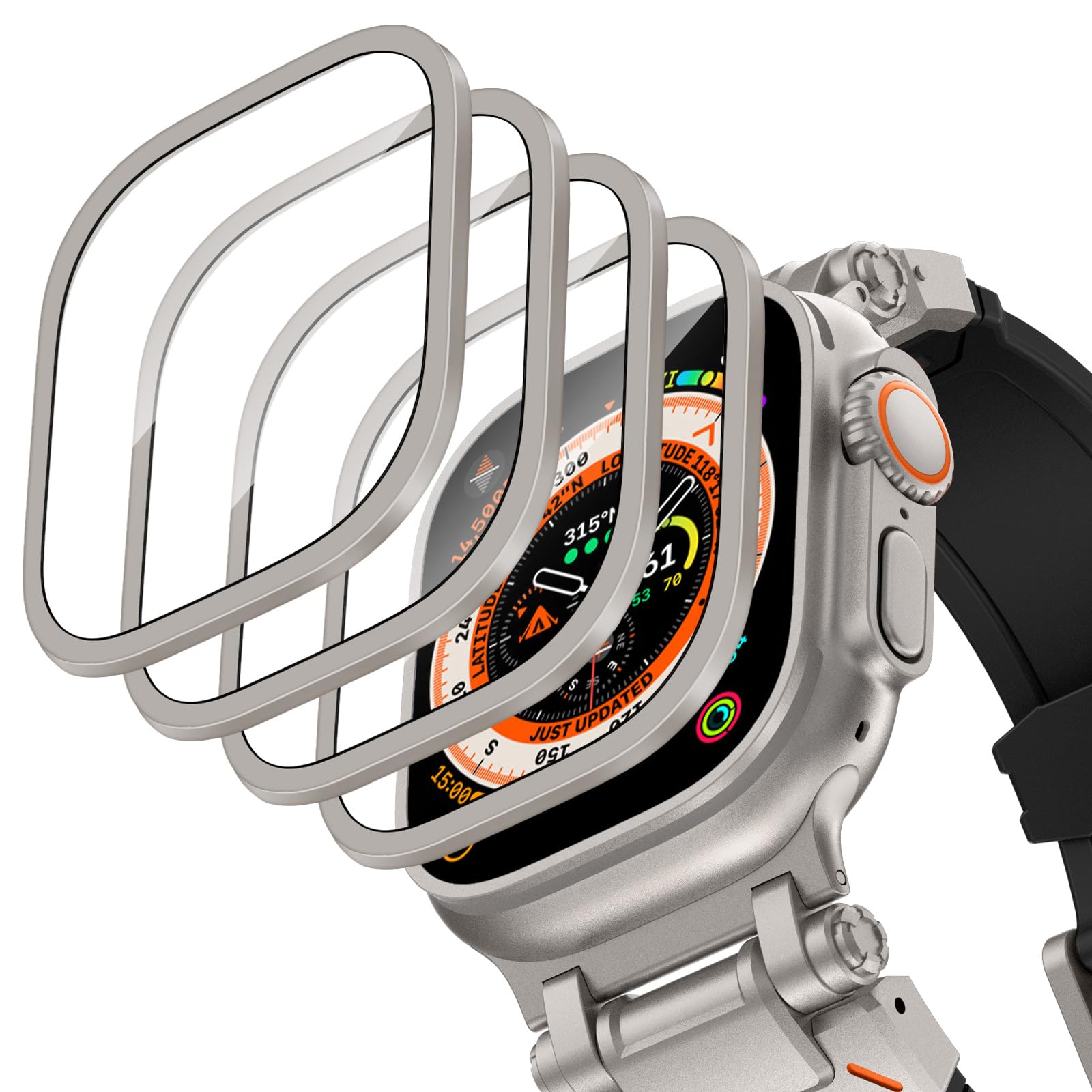 Smartwatch Watches For Mens - Apple Watch Ultra 2-3용 알루미늄 합금