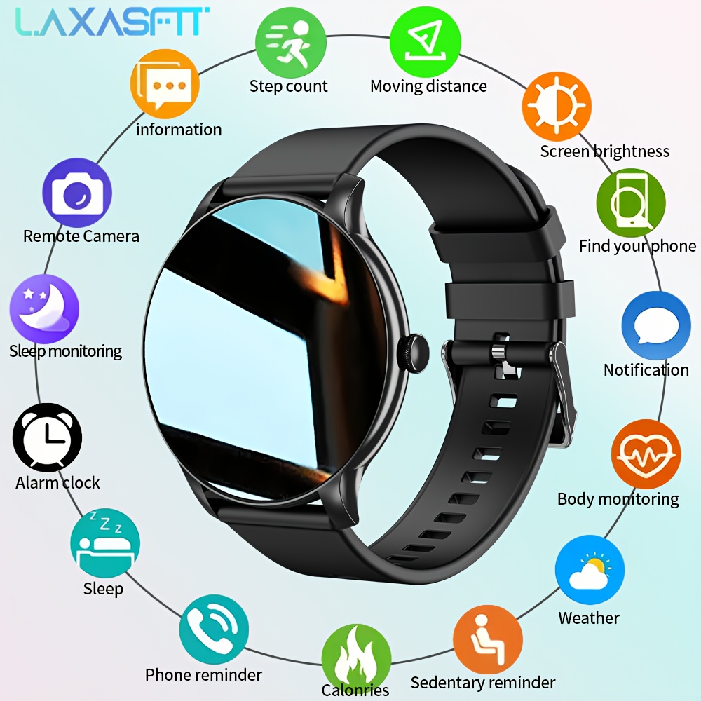 Smartwatch Watches Gift For Women - LAXASFIT 아웃스포츠 스마트워치 블루투스 통화 여성