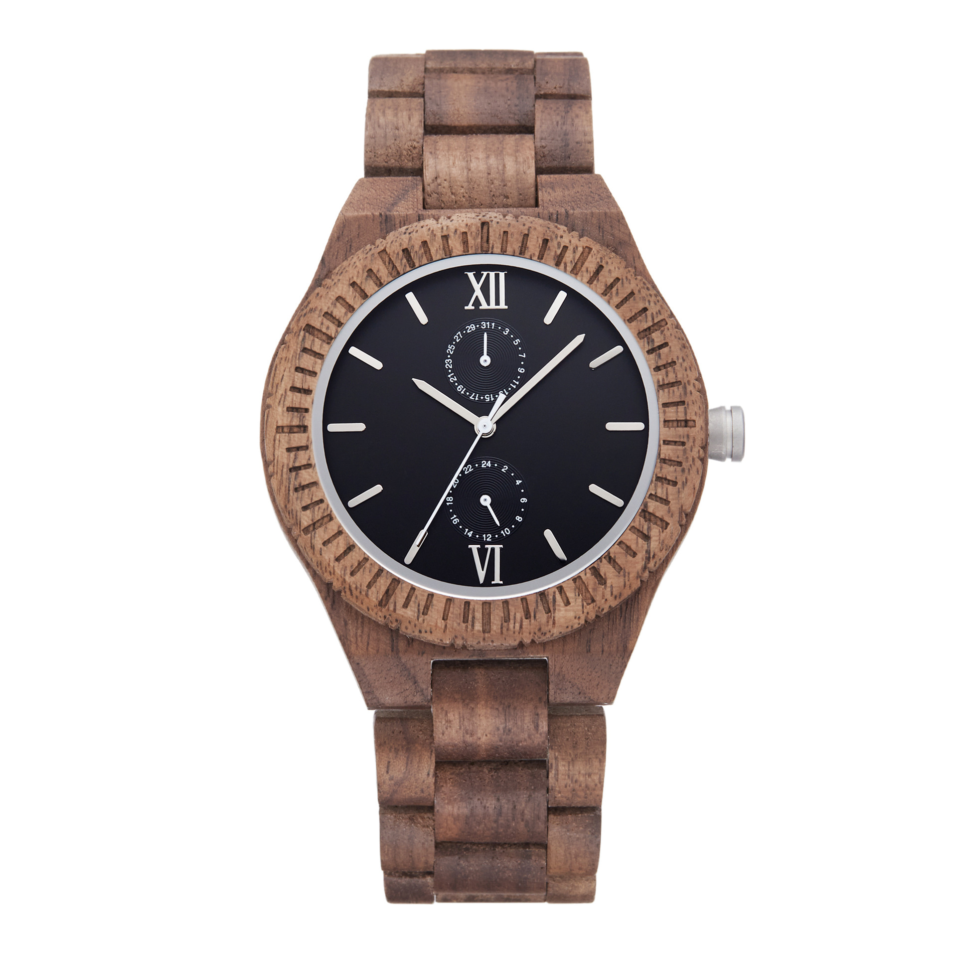 남성용 다기능 목재 시계: 수입 쿼츠 무브먼트가 장착된 - Smartwatch Imported Watches For Men 리뷰 및 가격