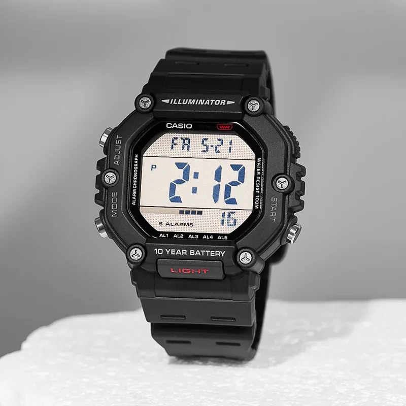 카시오 AE-1600H 시리즈 디지털 시계, 50mm  - Smartwatch Casio Watches For Men 리뷰 및 가격