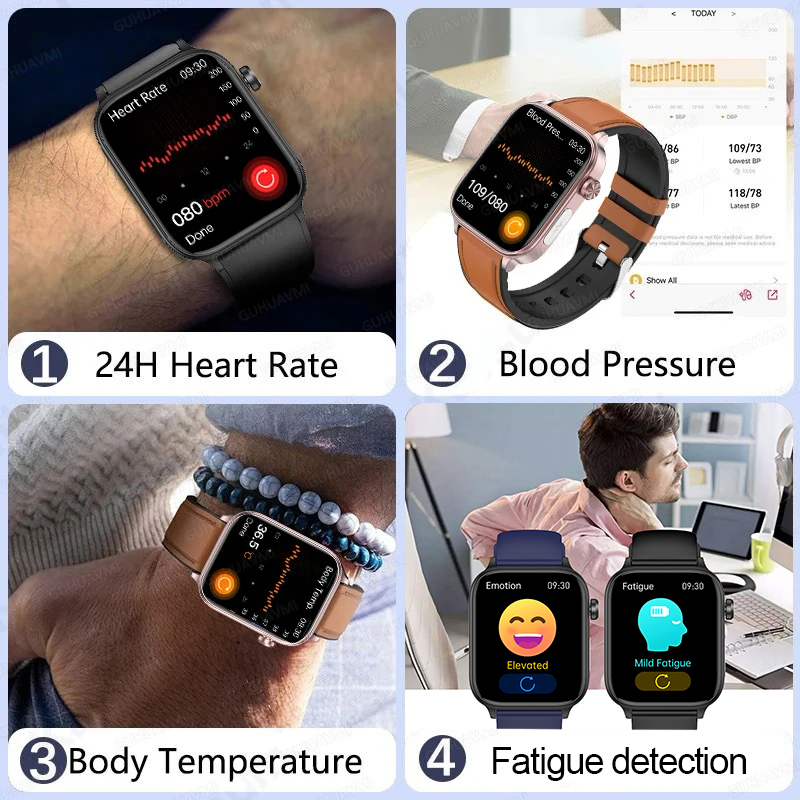 2025년 신제품 XIAOM1 ECG+PPG 혈중 지방 - Smartwatch New Watches 2025 리뷰 및 가격
