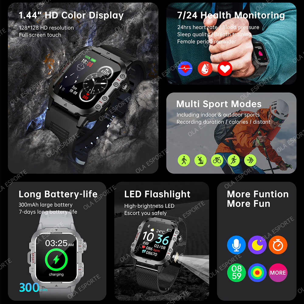 2026 새로운 견고한 군용 GPS 스마트 시계 남성  - Smartwatch Watches For Women With Gps 리뷰 및 가격