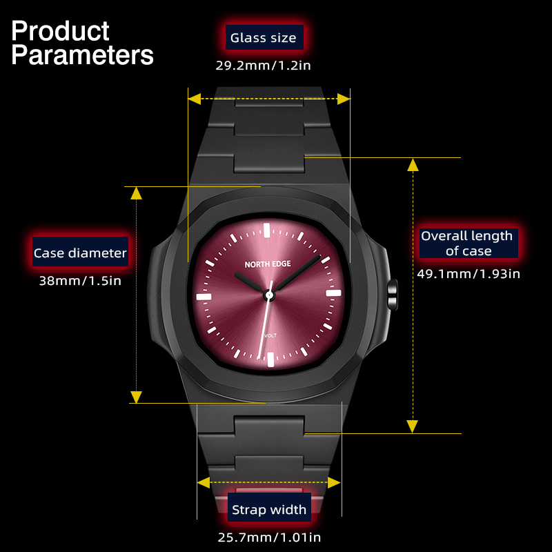 NORTH EDGE 남성용 시계 신제품 VOLT 쿼츠  - Waterproof Diving Watch 리뷰 및 가격