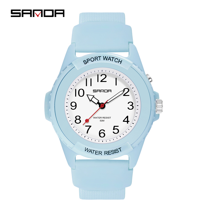 SANDA 6018 신상 패션 어린이 시계 스포츠 아날 - Waterproof Diving Watch 리뷰 및 가격