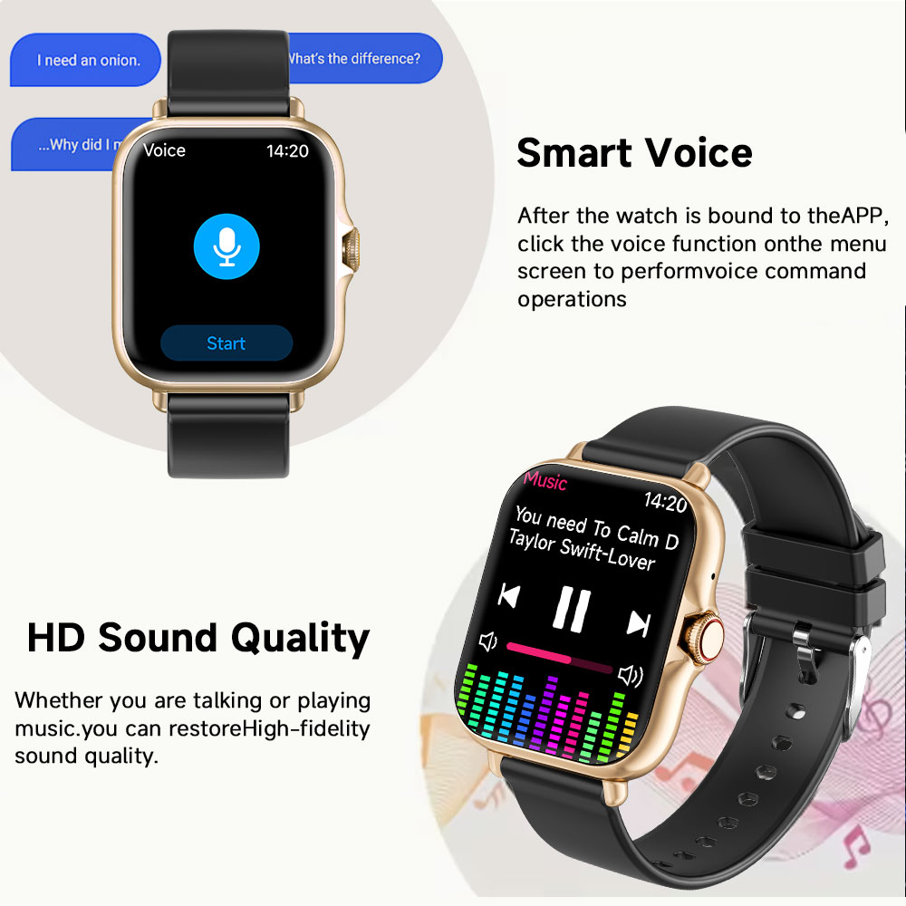 새로운 1.83인치 화면 스마트워치 무선 통화 메시지  - Smartwatch Watches Gift For Women 리뷰 및 가격