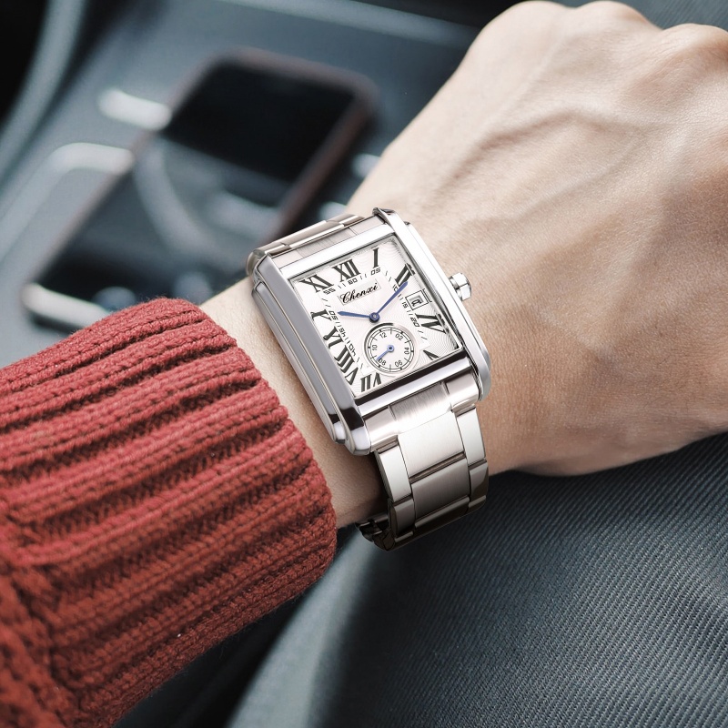 CHENXI 8216 쿼츠 시계 패션 심플 비즈니스 심 - Cartier Watch Santos 리뷰 및 가격