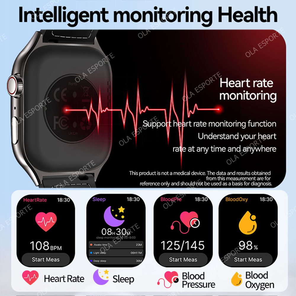 새로운 스마트 시계 3D 곡선 스크린 혈액 산소 블루투 - Smartwatch Watches For Women With Gps 리뷰 및 가격