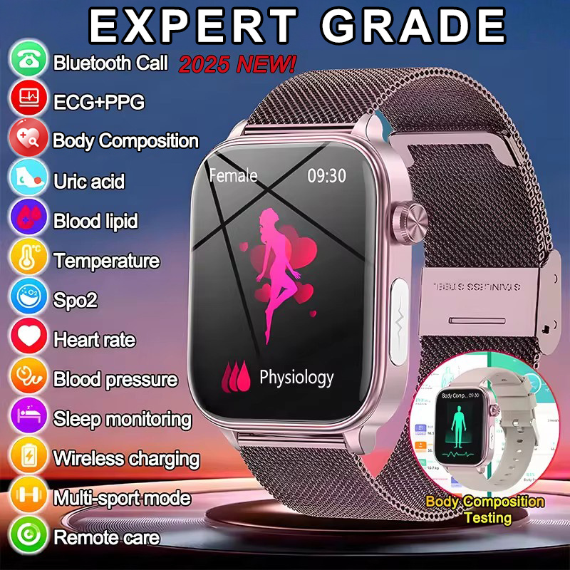 2025 새로운 ECG + PPG 모니터링 스마트 워치 - Smartwatch New Watches 2025 리뷰 및 가격