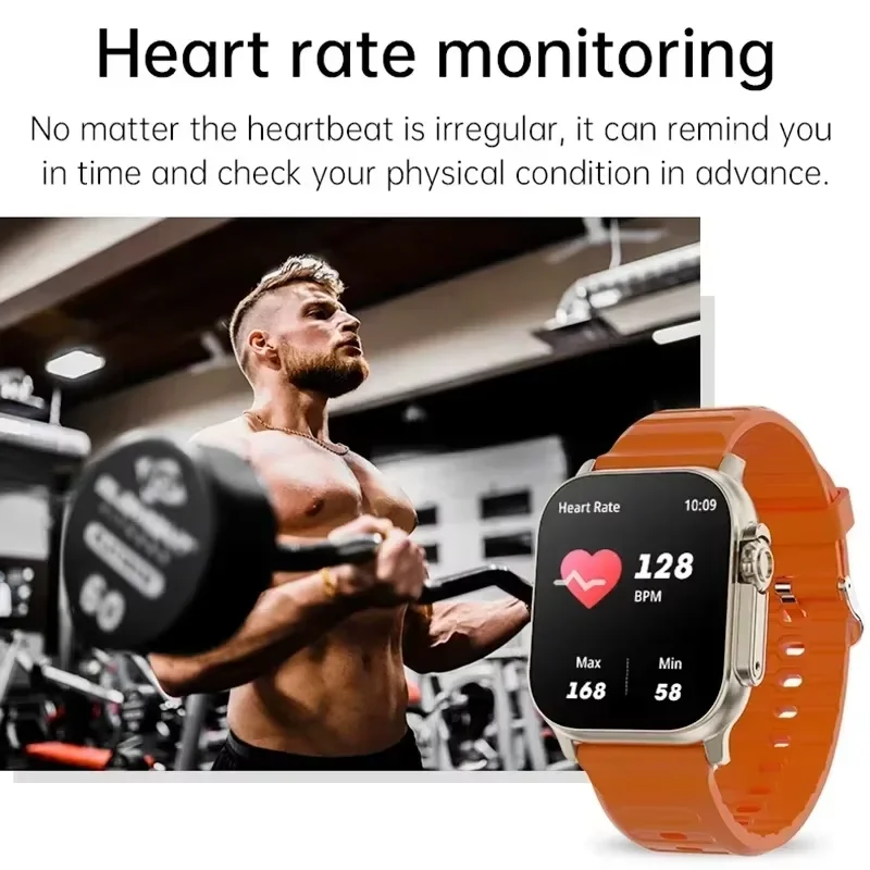 새로운 워치 T10 울트라 스마트워치 남성용 49mm  - Smartwatch Watches For Mens 리뷰 및 가격
