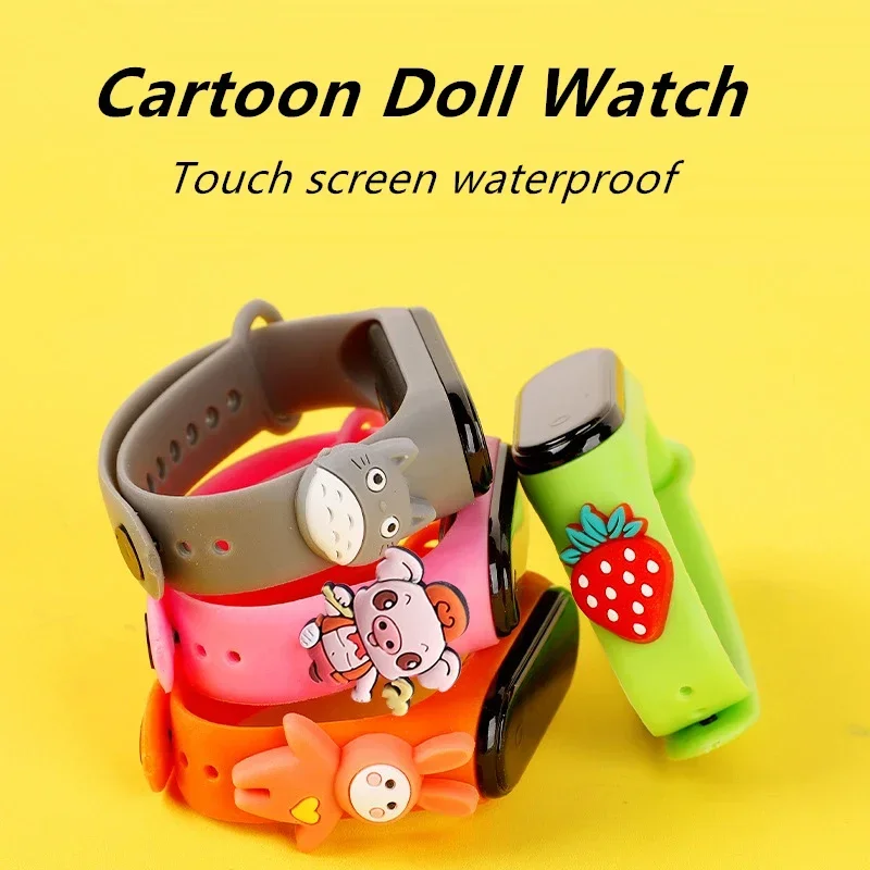 방수 어린이 스마트 터치 LED 시계 만화 작은 동물  - Smartwatch Watches Digital 리뷰 및 가격