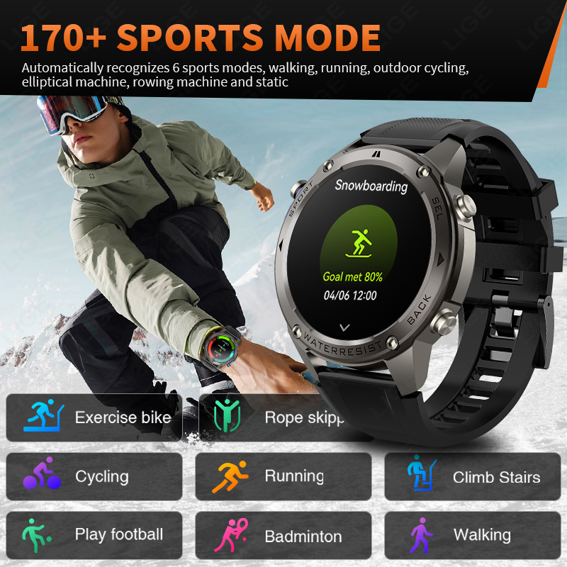 2026 새로운 울트라 군용 등급 GPS 스마트 시계  - Smartwatch Watches For Mens 리뷰 및 가격