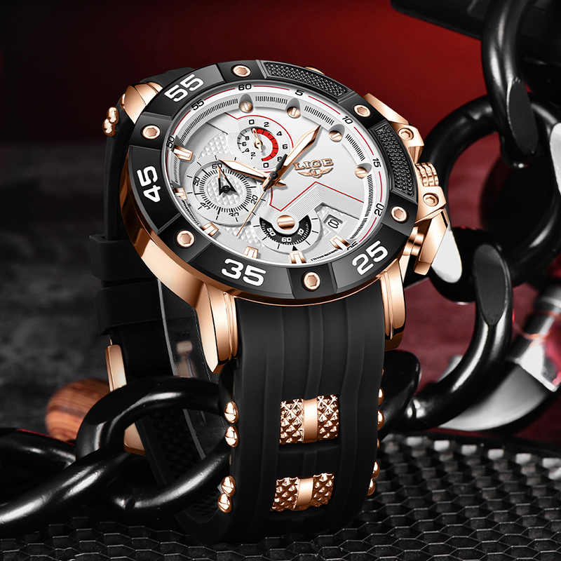 LIGE 쿼츠 최고급 명품 시계 남성 캐주얼 패션 남성 - Smartwatch Watches Brands For Men 리뷰 및 가격