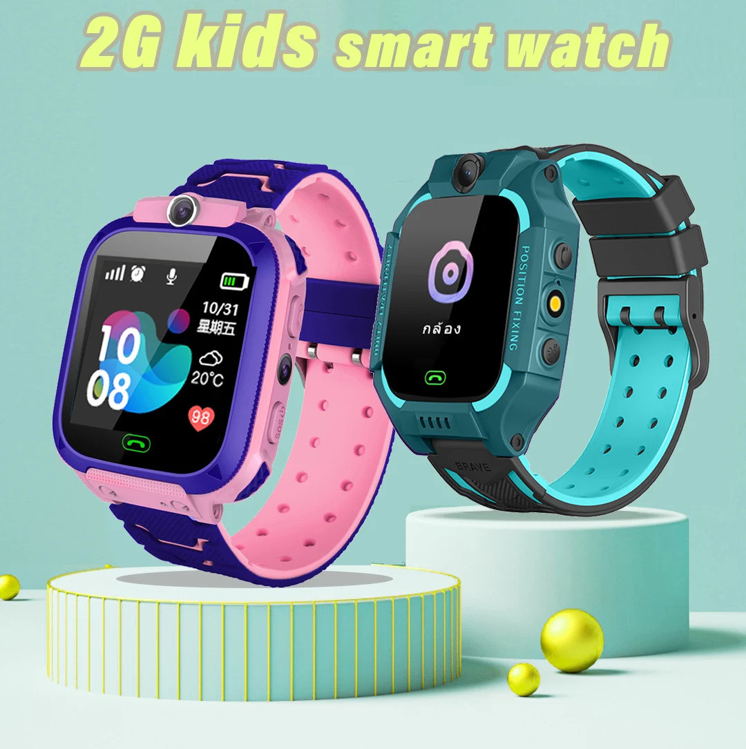 어린이 스마트 워치 2G SOS 통화, LBS 위치,  - Smartwatch Digital Watches For Kid Boy 리뷰 및 가격
