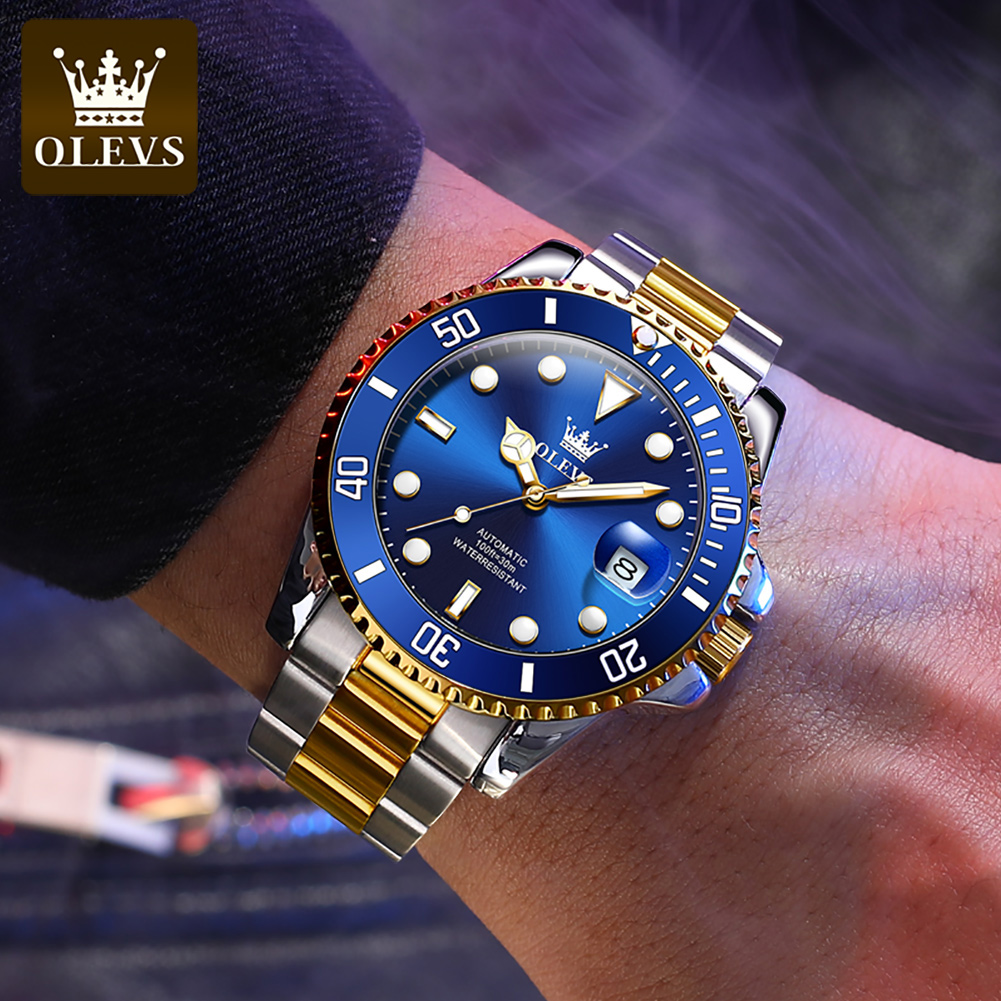 OLEVS 남성용 자동 시계, 럭셔리 다이빙 시계, 방 - Rolex Watch Datejust 리뷰 및 가격
