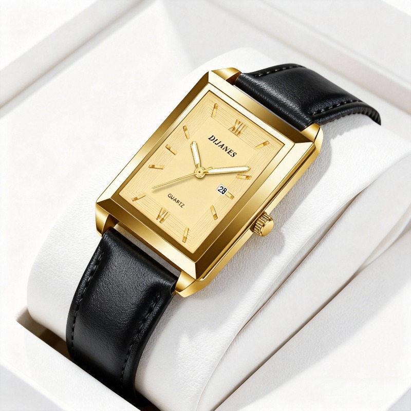 패션 남성 시계 목걸이 세트, 최고급 브랜드 명품 사각 - Smartwatch Watches Brands For Men 리뷰 및 가격