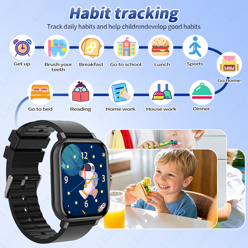 LIGE 2025 오디오 북 어린이 Smartwatch - Smartwatch Digital Watches For Kid Boy 리뷰 및 가격