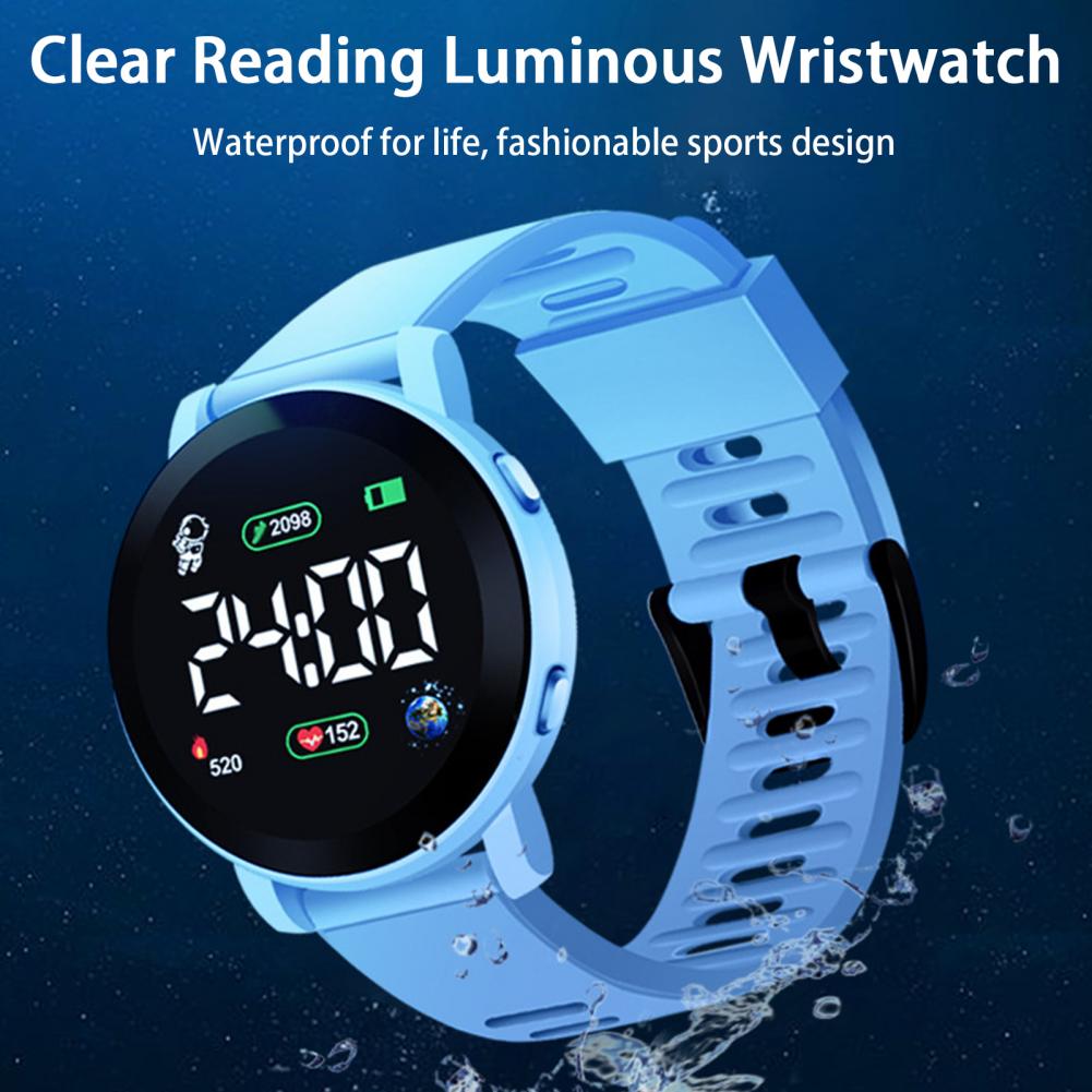 어린이 LED 디지털 시계 방수 자동 날짜 주간 달력  - Smartwatch Digital Watches For Kid Boy 리뷰 및 가격