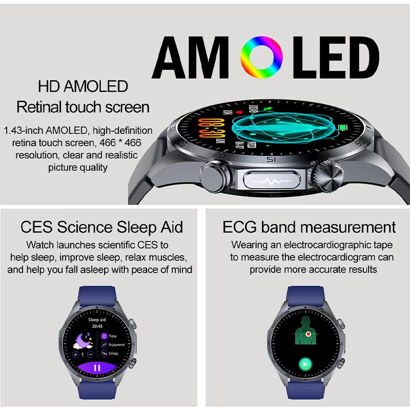 2026년형 ECG+PPG 모니터 펄스 테라피 스마트워 - Smartwatch New Watches 2025 리뷰 및 가격