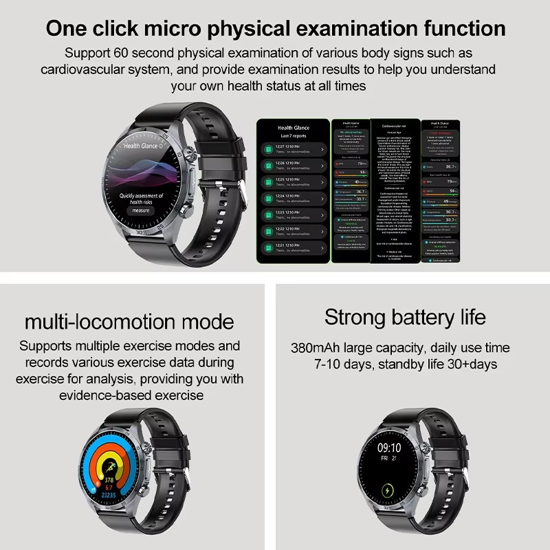 2026년형 ECG+PPG 모니터 펄스 테라피 스마트워 - Smartwatch New Watches 2025 리뷰 및 가격