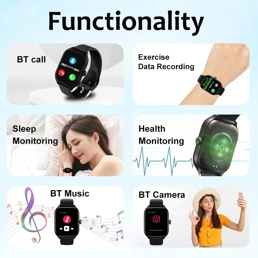 안드로이드 및 iOS용 스마트워치 1.83인치 HD 디 - Smartwatch Watches Gift For Women 리뷰 및 가격