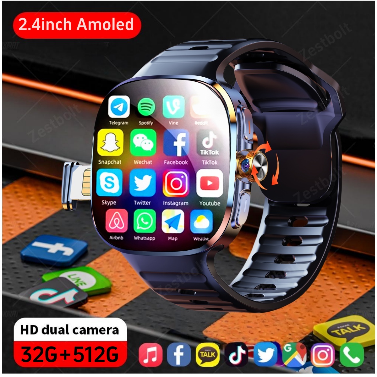 M99 스마트워치 2.4인치 더 큰 Amoled 스크린 - Smartwatch New Watches 2025 리뷰 및 가격