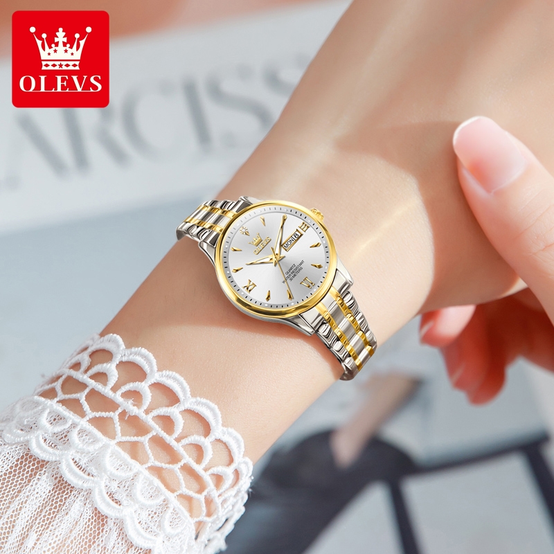 OLEVS 클래식 여성용 시계, 로마 체중계 날짜 주간 - Waterproof Diving Watch 리뷰 및 가격