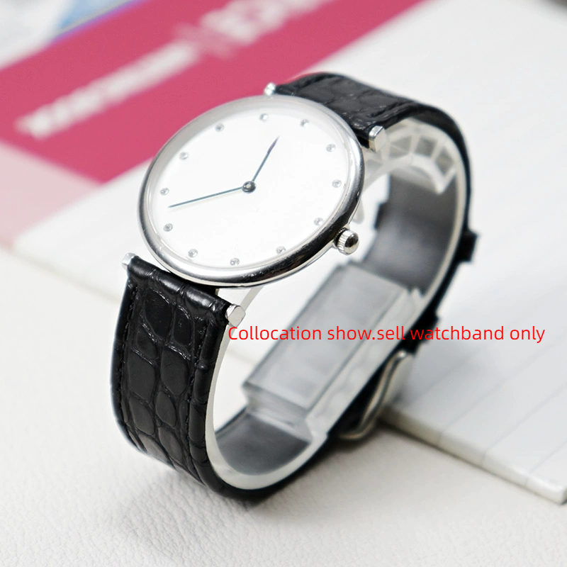 Thin crocodile Genuine leather - Cartier Watch Santos 리뷰 및 가격