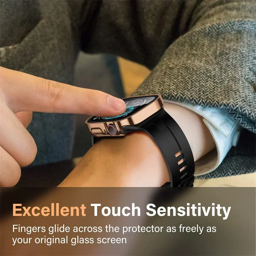 애플 워치 시리즈용 유리 및 커버 케이스, 스트레이트  - Smartwatch Watches For Women Smart 리뷰 및 가격