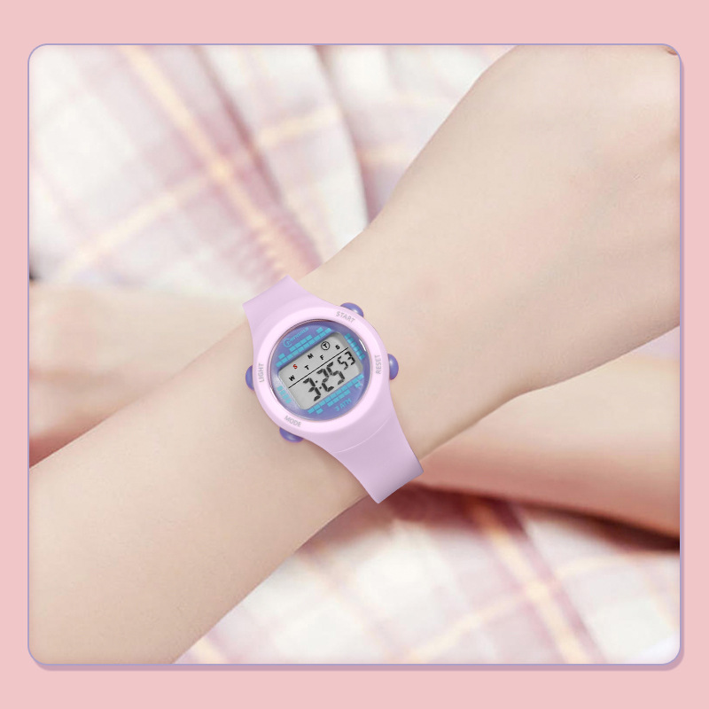 어린이 전자 시계 소녀 핑크 귀여운 중학교 소년 시계  - Smartwatch Digital Watches For Kid Boy 리뷰 및 가격