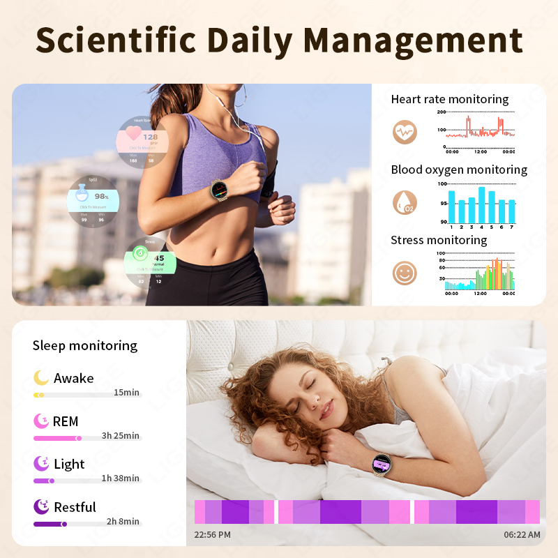 LIGE GPS 스마트 시계 심박수 모니터링 블루투스  - Smartwatch Watches For Women With Gps 리뷰 및 가격