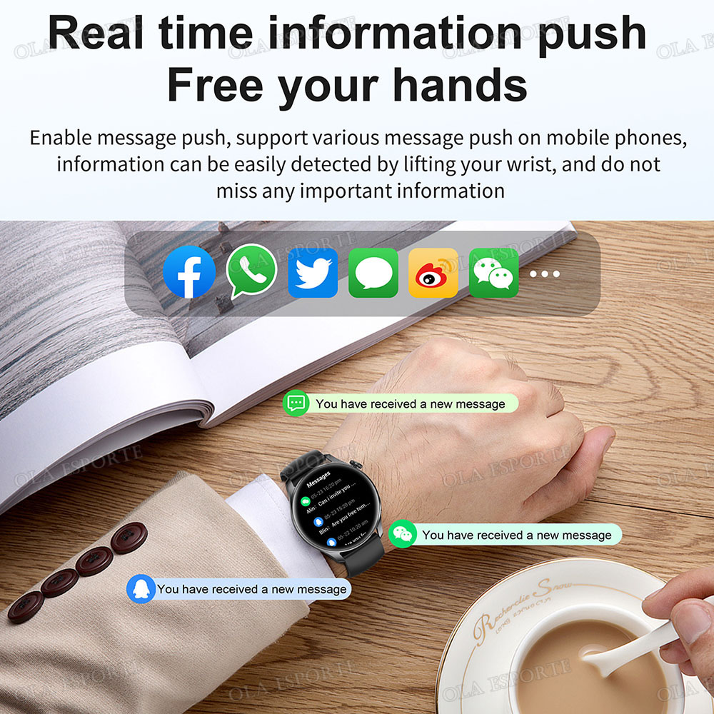 남녀공용 새로운 스마트워치 BT 통화 메시지 알림 건강 - Smartwatch Watches For Women With Gps 리뷰 및 가격