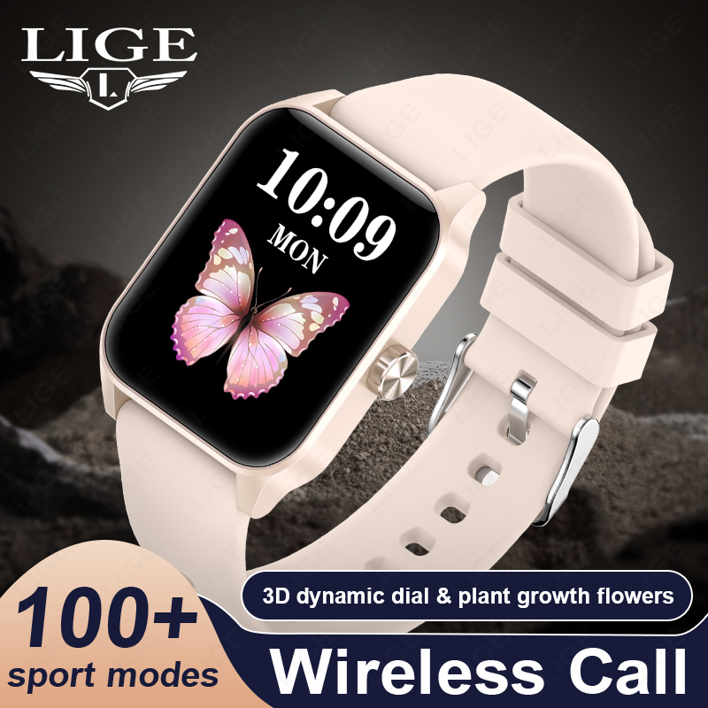 LIGE 패션 스마트워치 여성용 스포츠 피트니스 트래커 - Smartwatch Watches For Sale 리뷰 및 가격