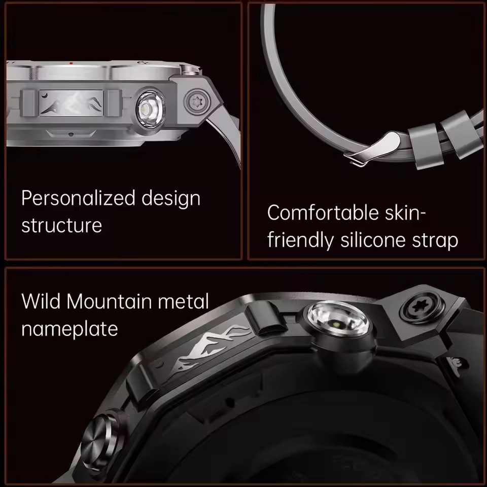 새로운 T-Rex 3 울트라 GPS 스마트 시계 손전등 - Smartwatch Watches For Women With Gps 리뷰 및 가격