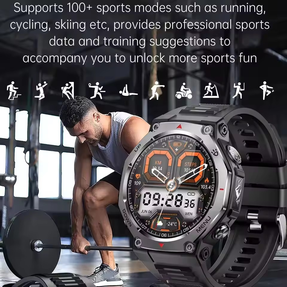 새로운 T-Rex 3 울트라 GPS 스마트 시계 손전등 - Smartwatch Watches For Women With Gps 리뷰 및 가격