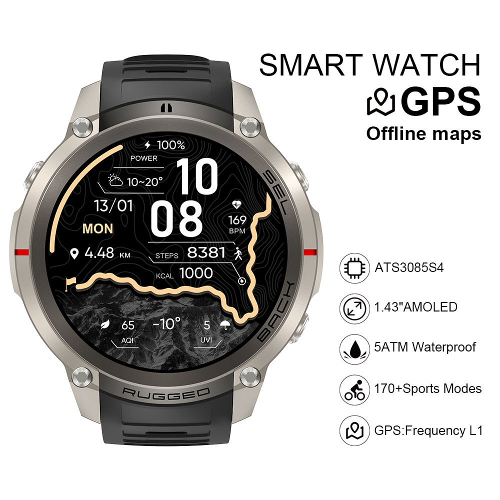 2026 DM59 스마트워치 오프라인 지도 내장 GPS - Smartwatch I Watches 리뷰 및 가격