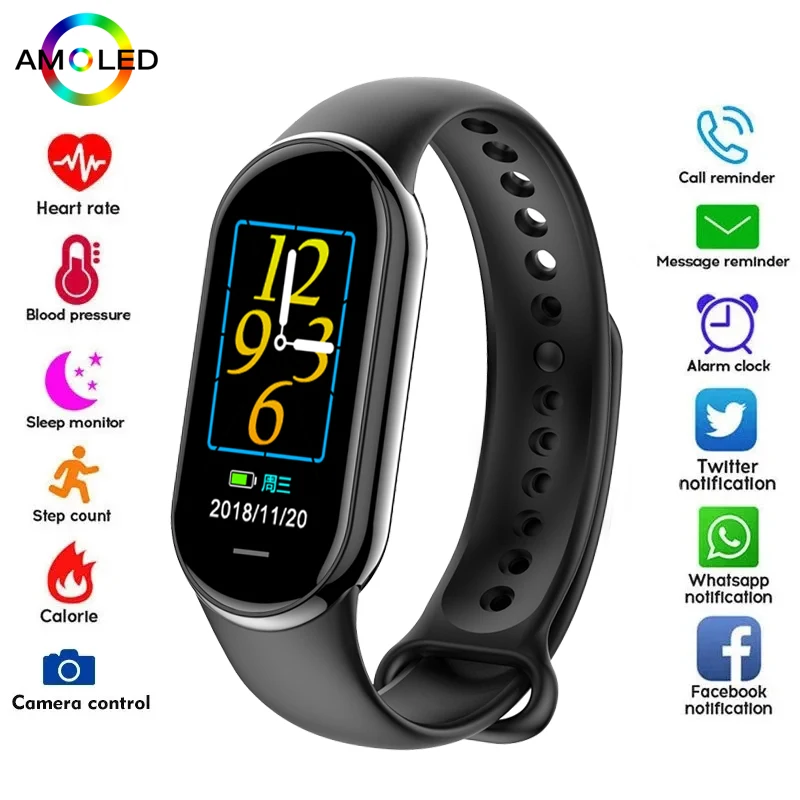 새로운 오리지널 소형 M8 밴드 스마트 남성 여성 스마 - Smartwatch New Watches 2025 리뷰 및 가격