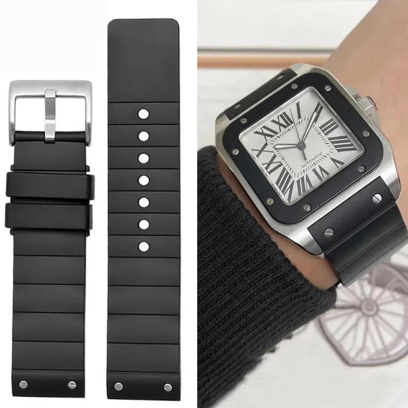 하이 퀄리티 시계 밴드, 까르띠에 산토스 100 고무  - Cartier Watch Santos 리뷰 및 가격
