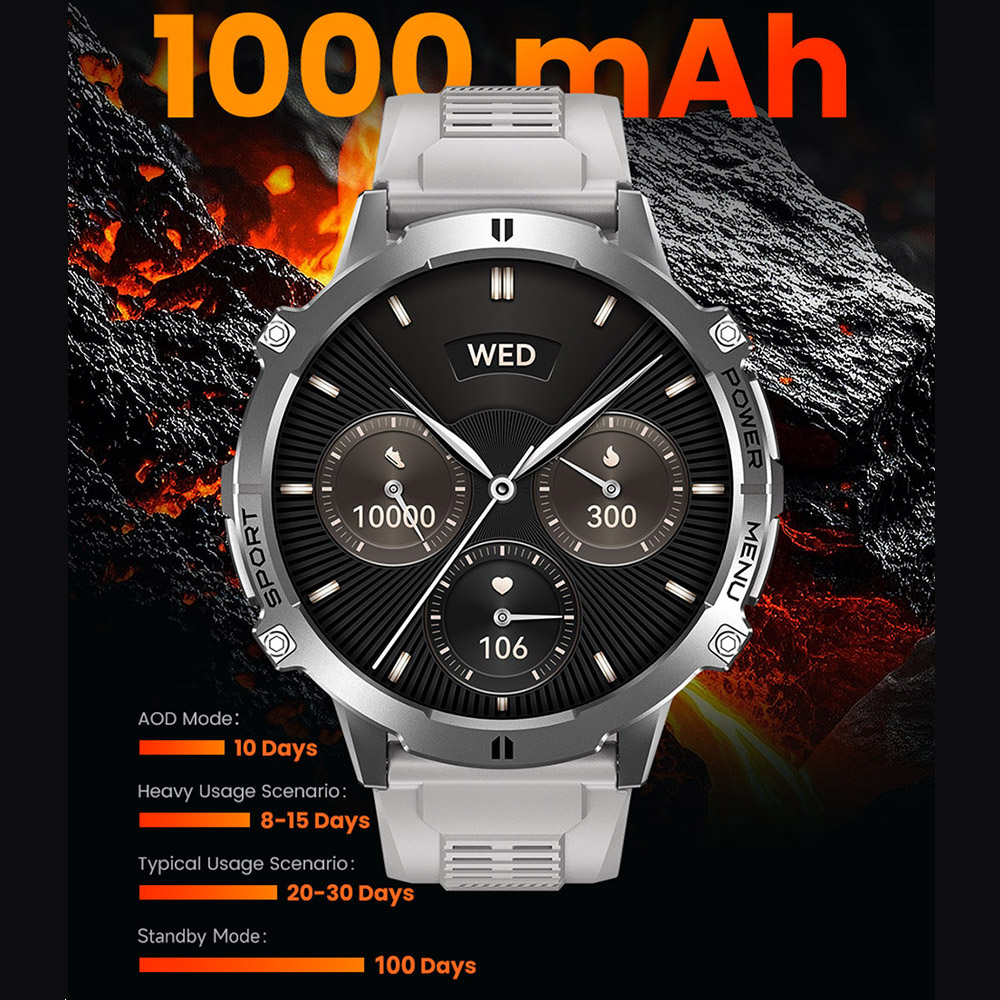 남성용 밀리터리 T REX 3 스마트워치 1.73인치  - Smartwatch New Watches 2025 리뷰 및 가격