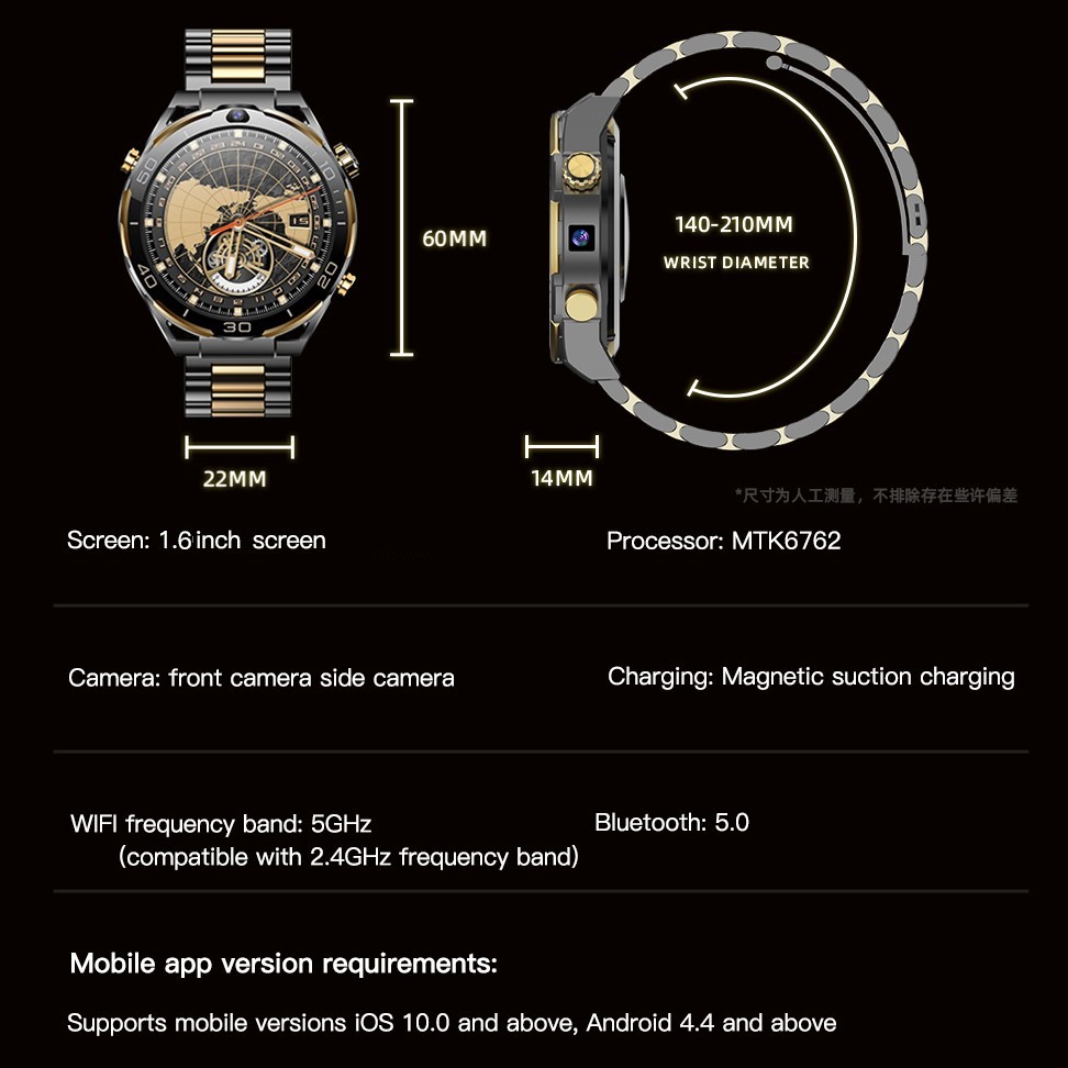 글로벌 안드로이드 10 스마트워치 MTK MT6762  - Watch Esim 리뷰 및 가격